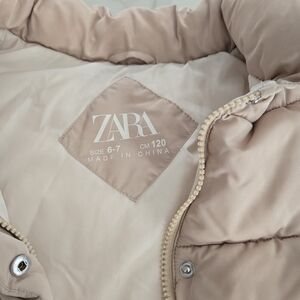 Zara Kids Beige Puffer Jacket